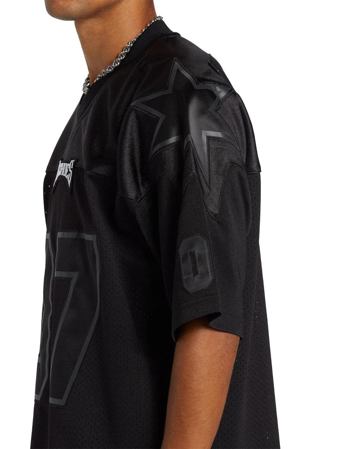 DC Men's Blackout Football Jersey