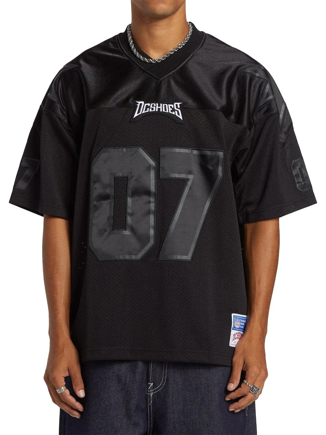 DC Men's Blackout Football Jersey