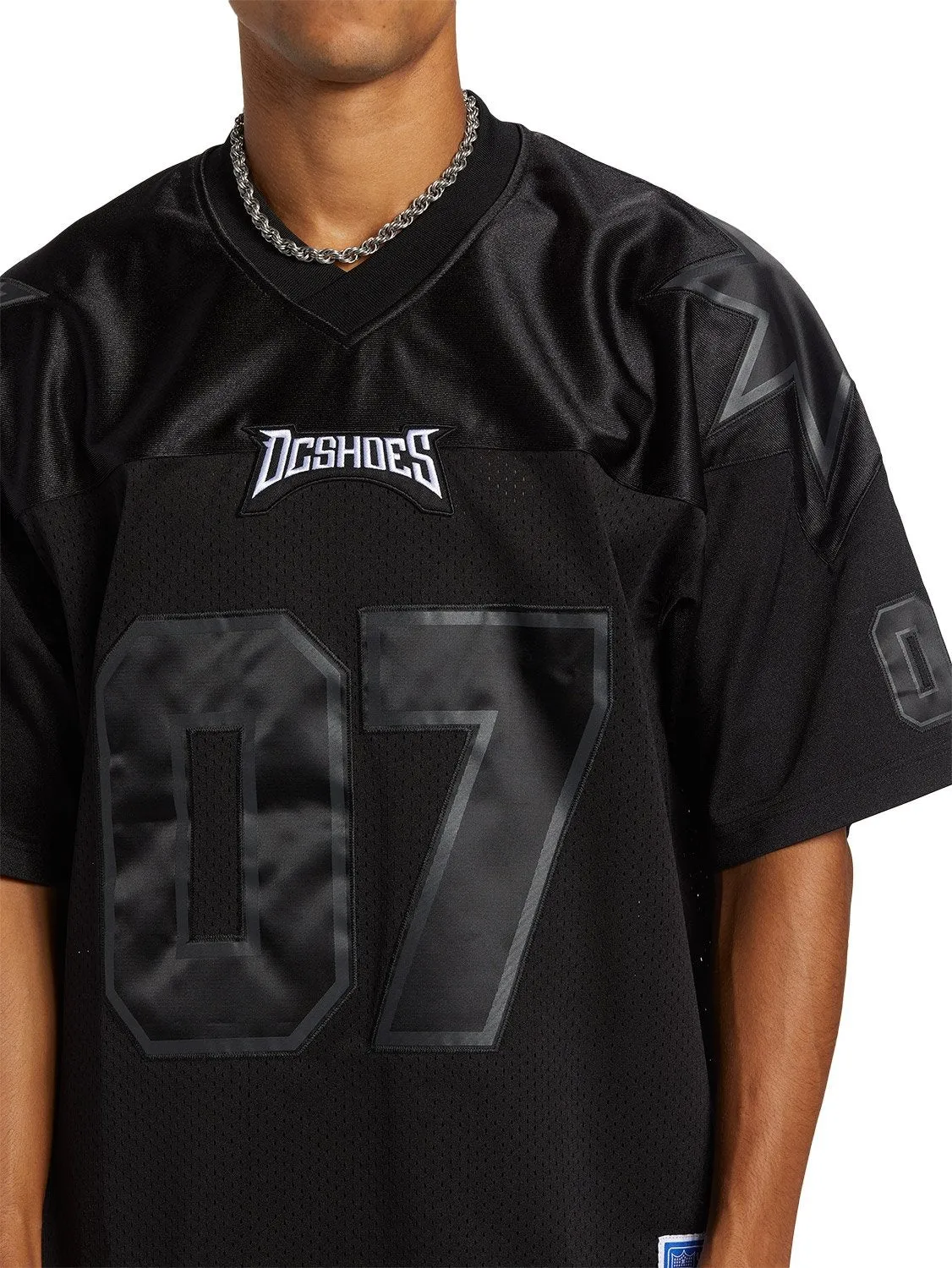 DC Men's Blackout Football Jersey