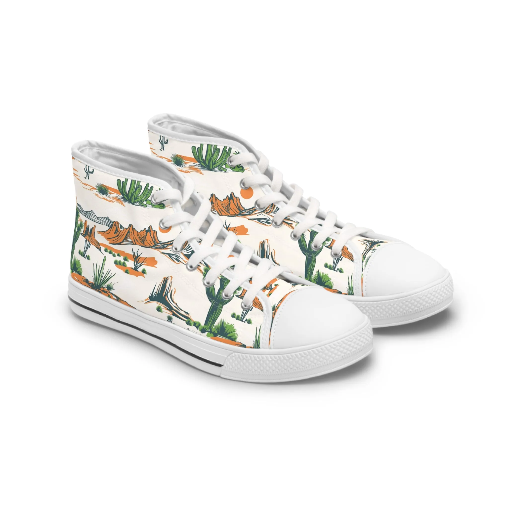 Desert Bloom Women's High Top Sneakers