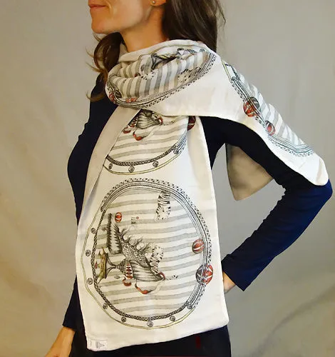 Dragana Adamov Tiger Shoe Circus Designer Scarf