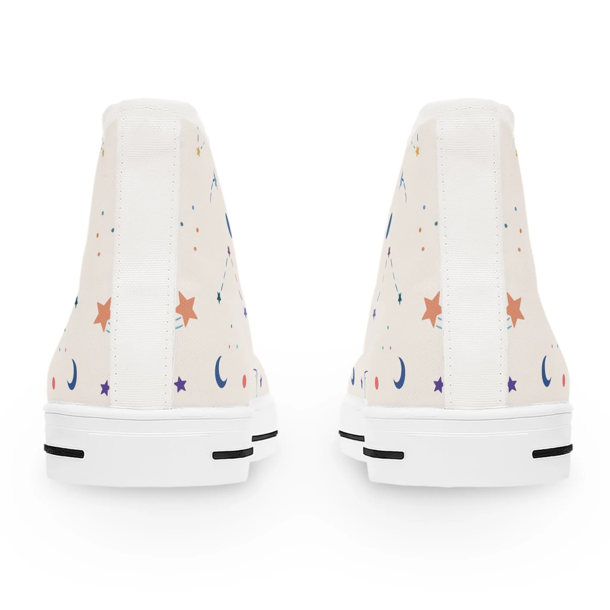 Dream Star Pattern Women's High Top Sneakers