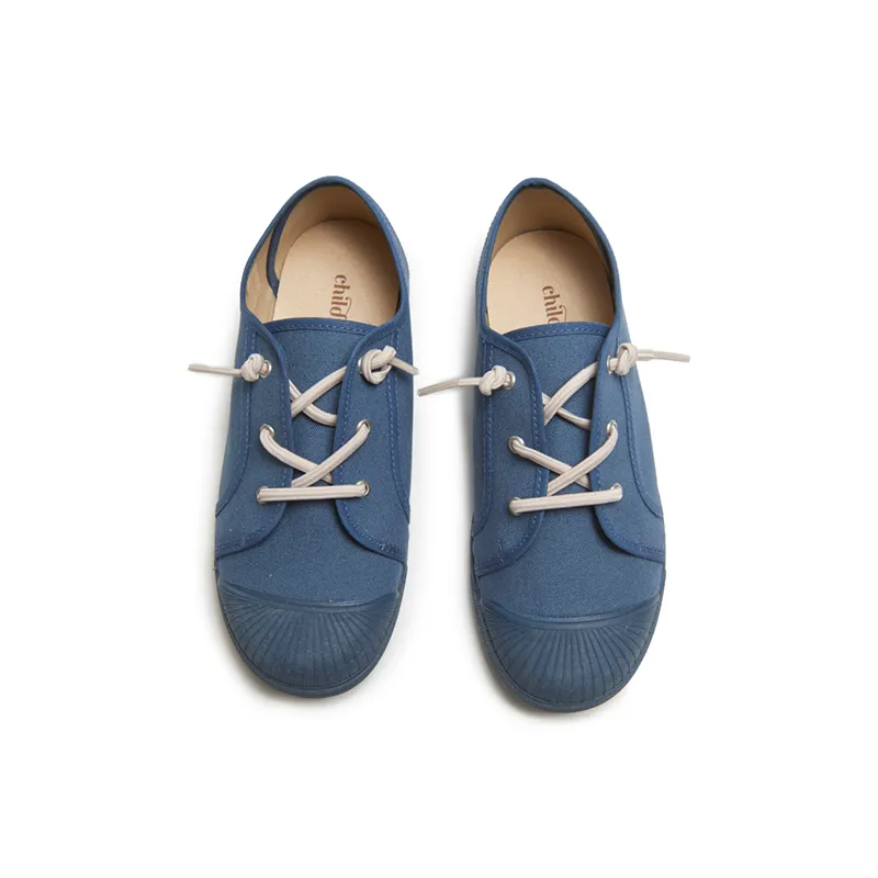 ECO-Friendly Canvas Sneaker in Indigo by childrenchic