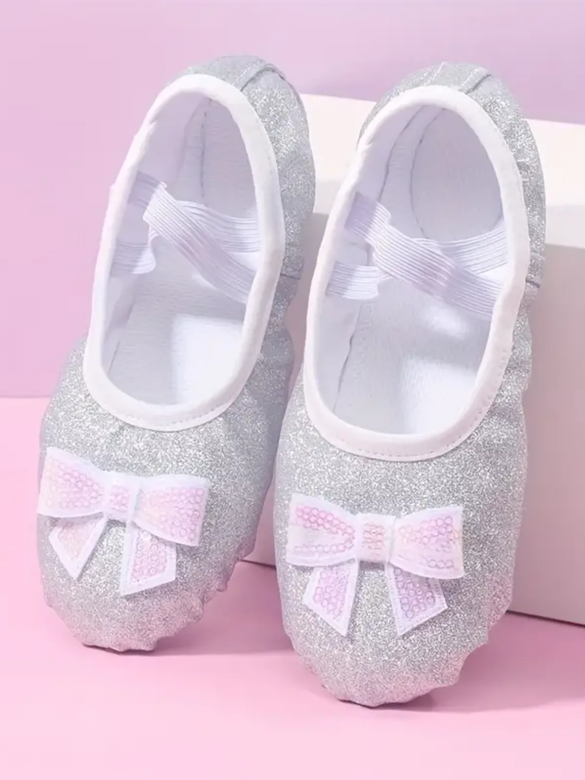 Enchanted Twirls Glitter Ballet Shoes By Liv and Mia