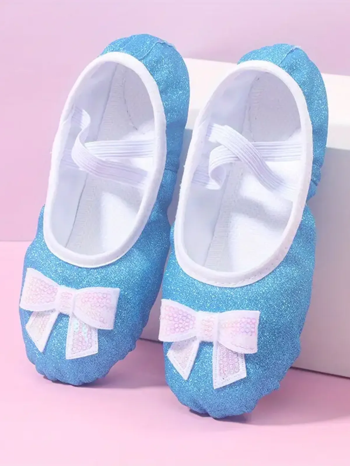 Enchanted Twirls Glitter Ballet Shoes By Liv and Mia