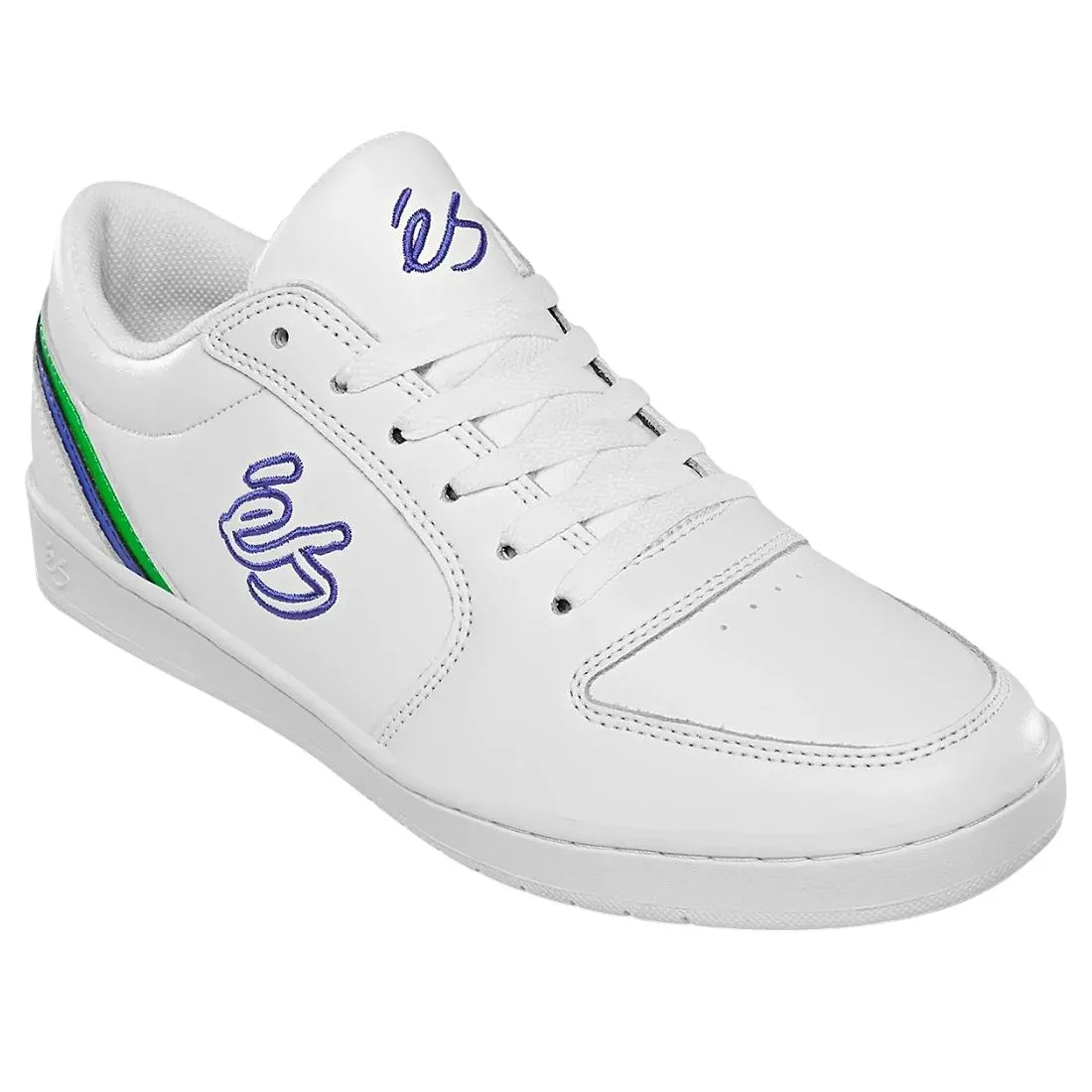 eS EOS Skate Shoes - White Blue Green