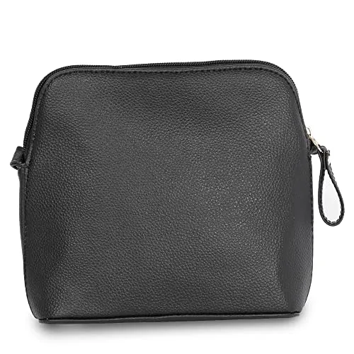 Fastrack Textured Black Sling Bag For Women