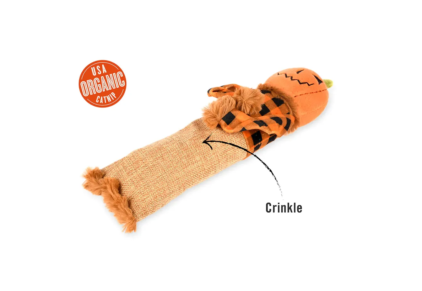 Feline Frenzy - Halloween Scaredy Crow Toy