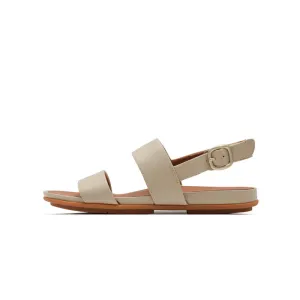 Fitflop Women Gracie Leather Back-Strap Sandals |EB1-A20| Stone Beige