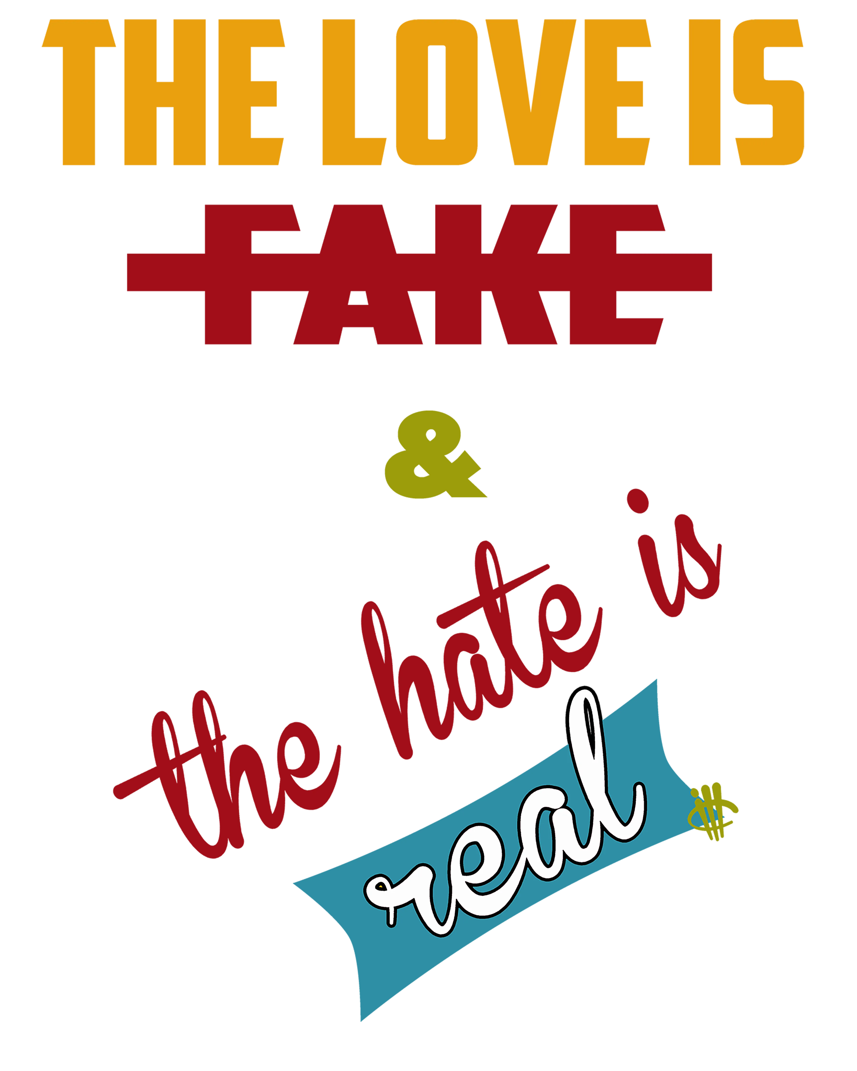 FroSkate x Nike SB Dunk High "All Love No Hate" White T-Shirt (Love is Fake)