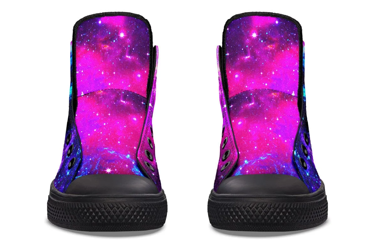 Galaxy High Top Shoes