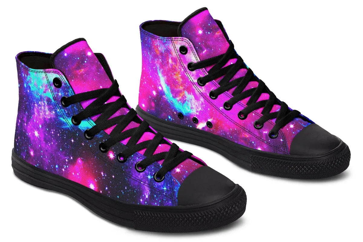 Galaxy High Top Shoes