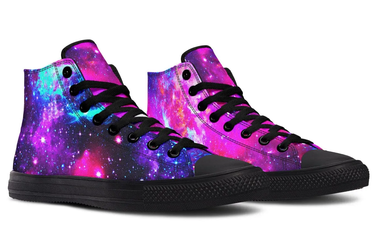 Galaxy High Top Shoes