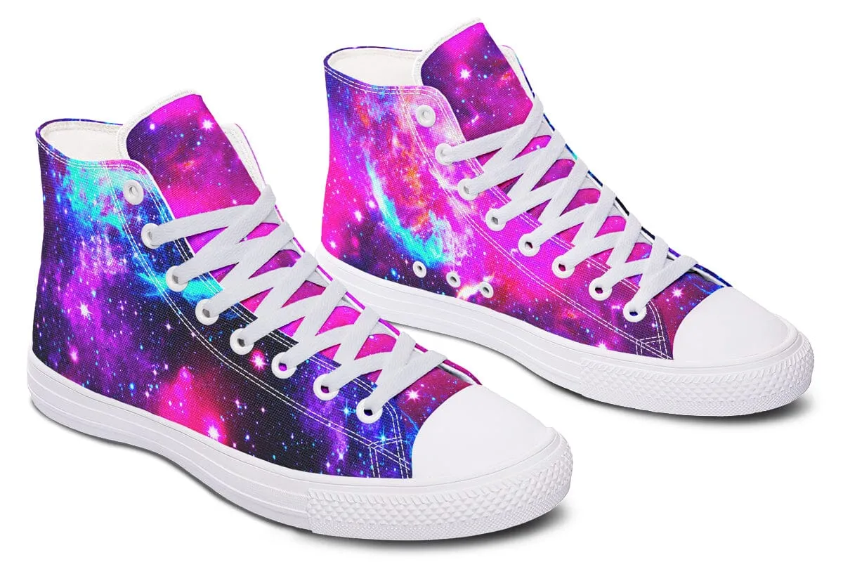 Galaxy High Top Shoes