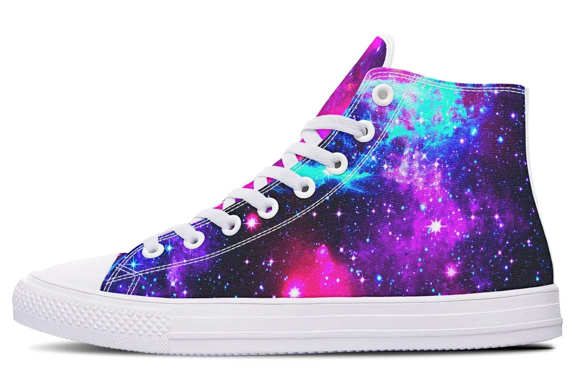 Galaxy High Top Shoes