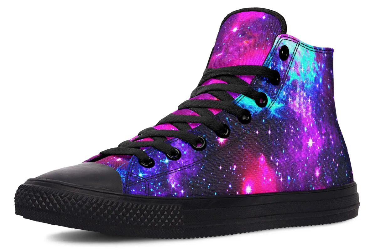 Galaxy High Top Shoes