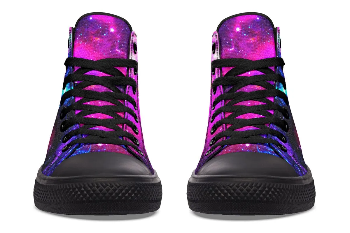 Galaxy High Top Shoes