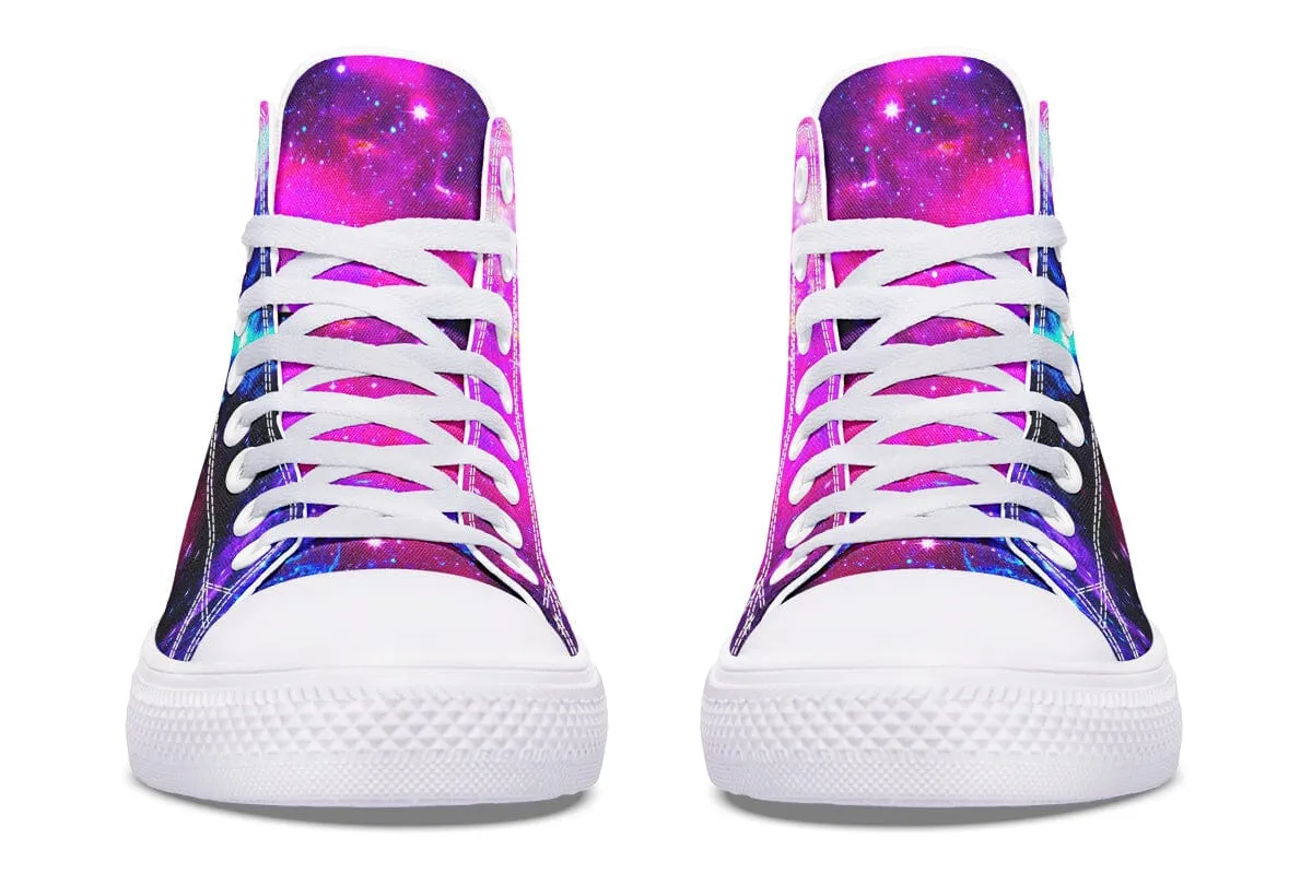 Galaxy High Top Shoes