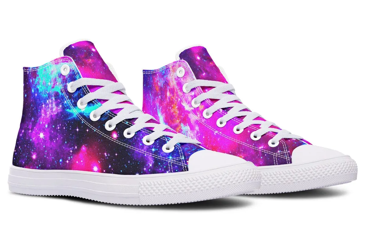 Galaxy High Top Shoes