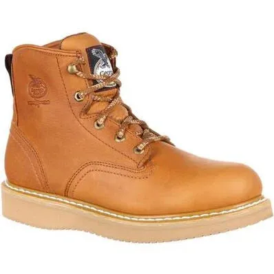 GEORGIA BOOT WEDGE STEEL TOE WORK BOOT | G6342