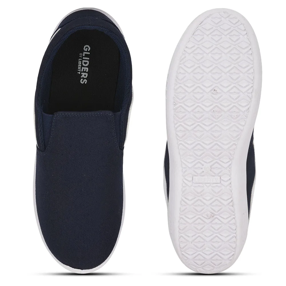 Gliders (N.Blue) Casual Slip on Shoes For Men MAKAYO-1E By Liberty