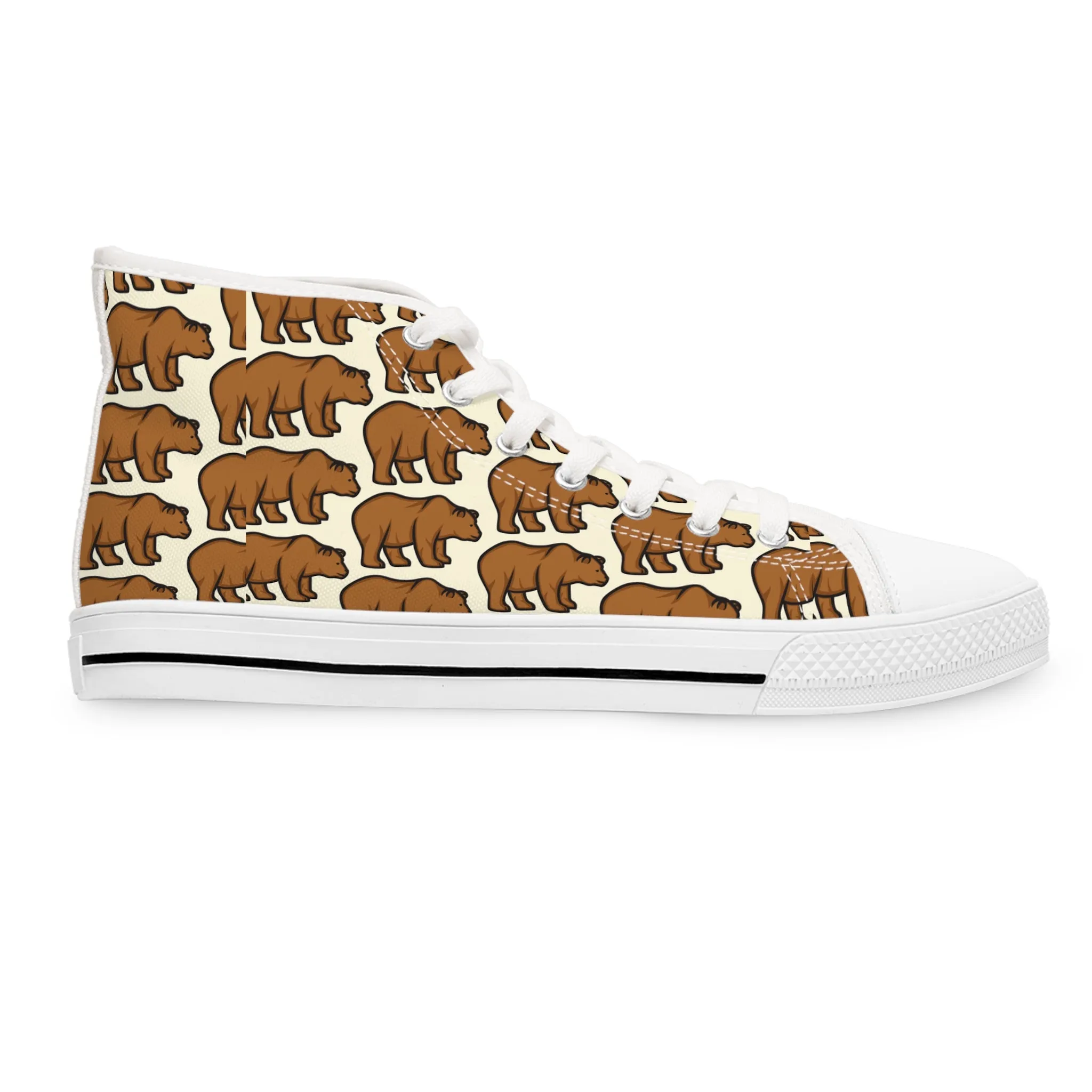 Grizzly Bear Women's High Top Sneakers