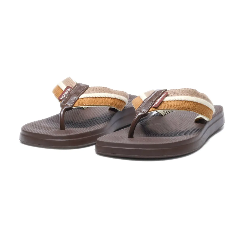 Havaianas Flip Flops Canvas Brown Colour For Men