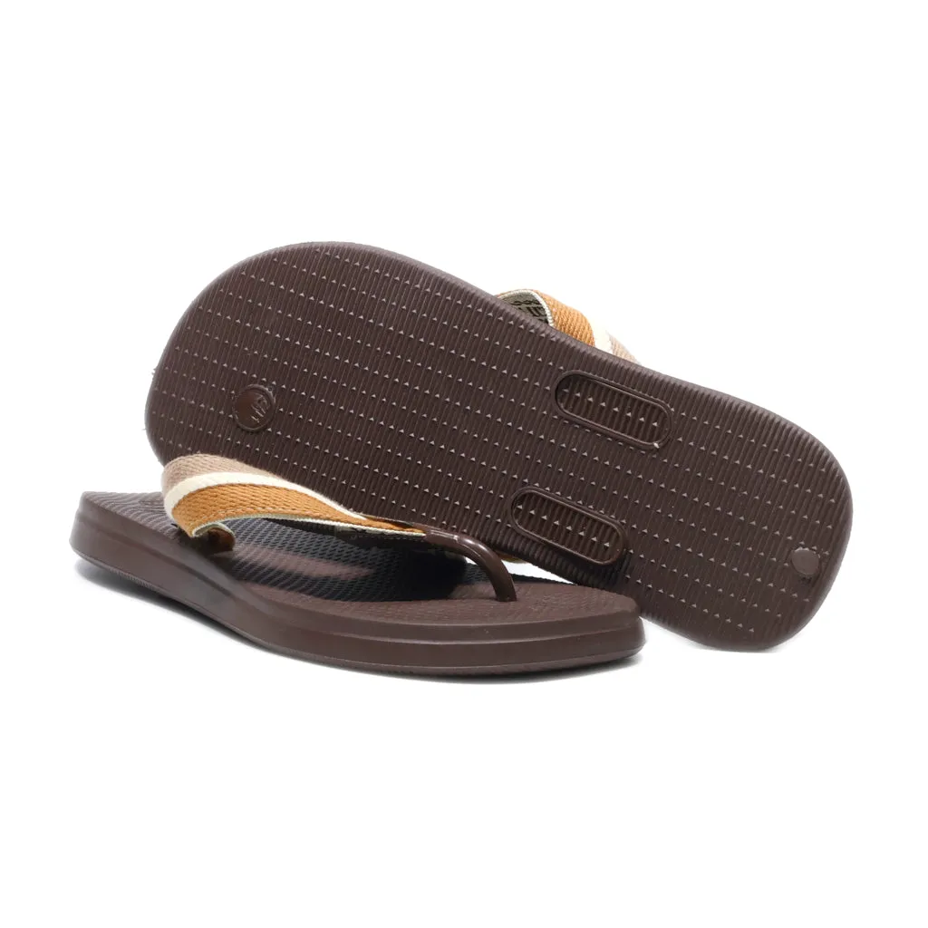 Havaianas Flip Flops Canvas Brown Colour For Men