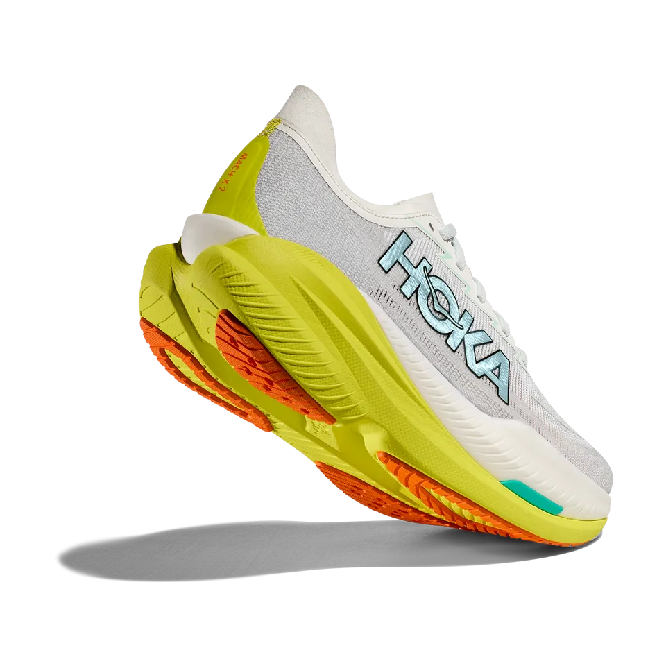 HOKA Men's Mach X 2 Frost/Citrus