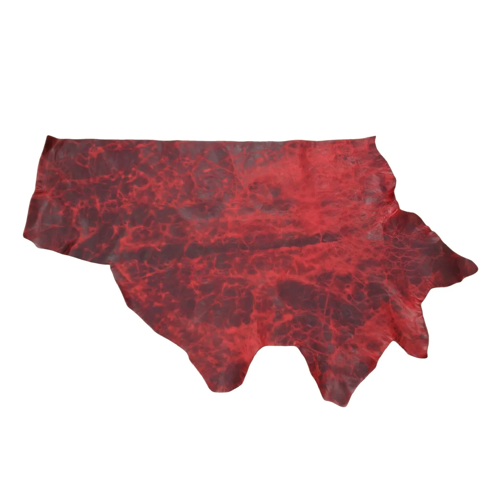 Homestead Red, 6.5-35 SqFt, 3-4 oz, Cow Sides & Pieces, Longhorn