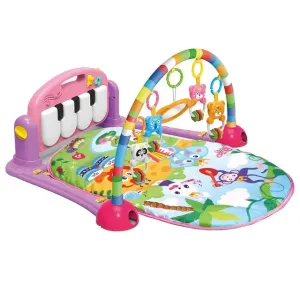 Huanger Baby Fitness Mat Toy With Light & Sound (Purple)