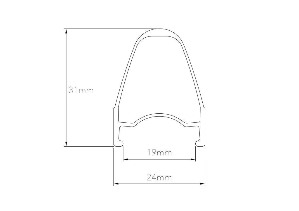 HUNT Race Aero SuperDura Rim | Front