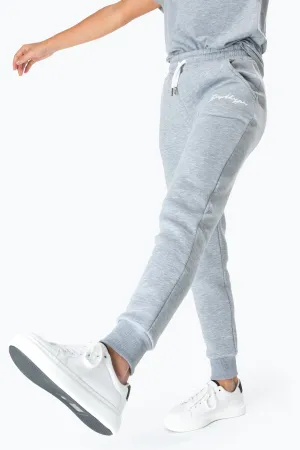 Hype Grey Scribble Logo Women'S Joggers