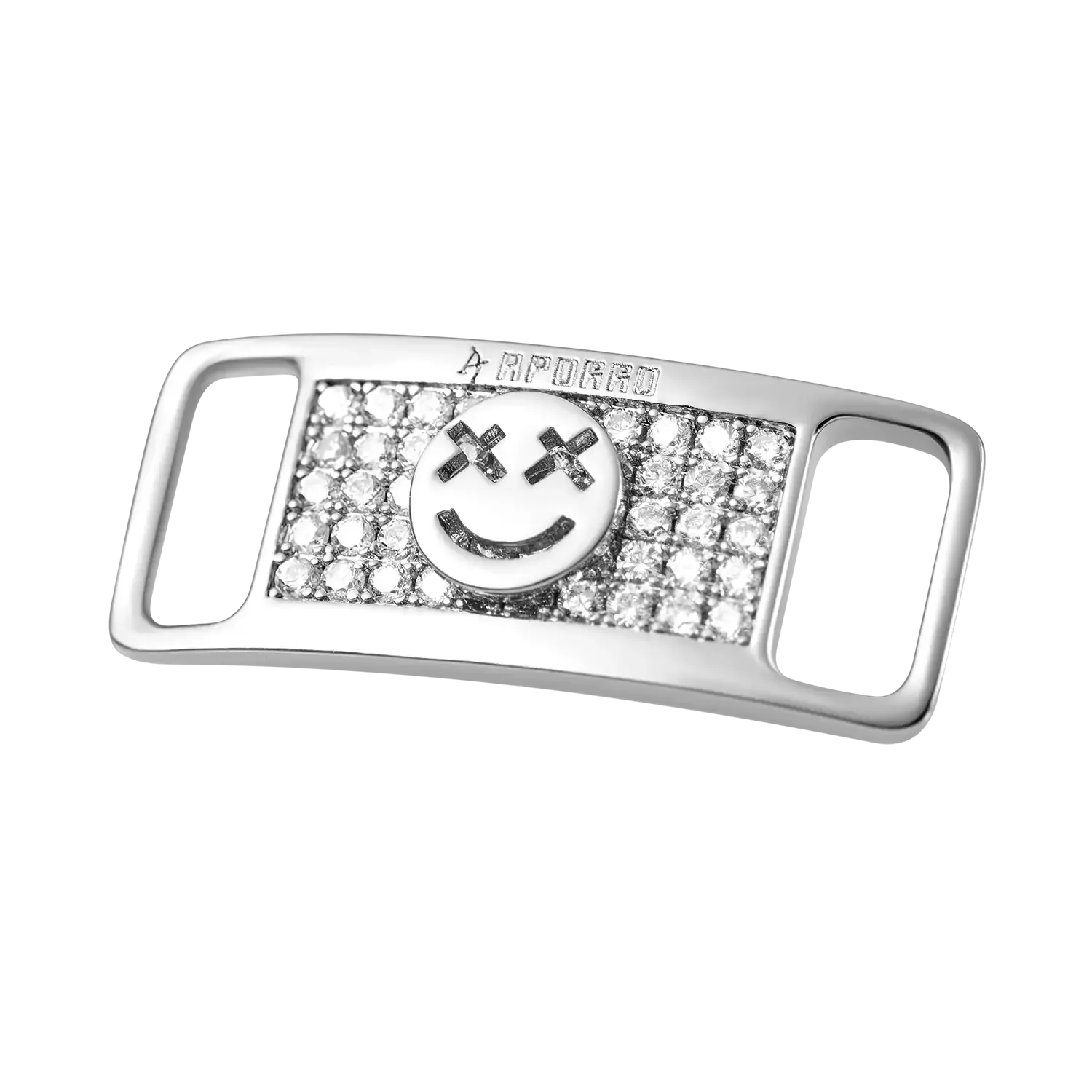 Iced Out Smiley Face Lace Lock