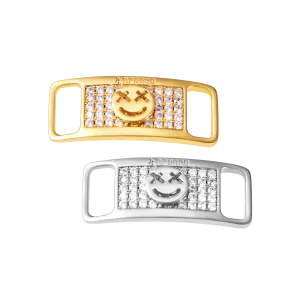 Iced Out Smiley Face Lace Lock