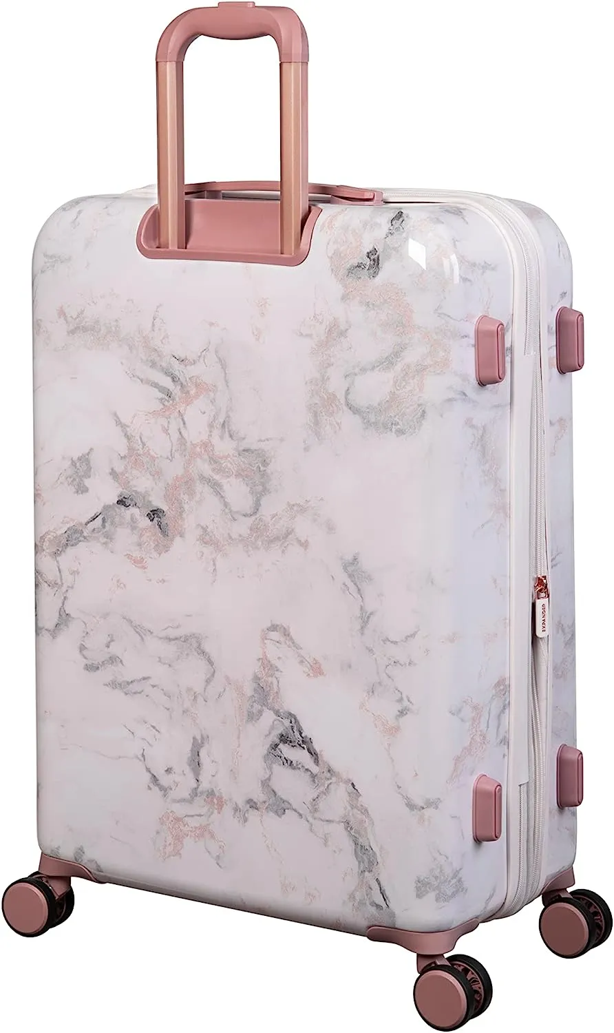 it luggage | Sheen-Marmo Rose |Marble Effect| Polycarbonate |Hardsided Suitcase | Medium Travel Bag | 8 Wheel Trolley -71cm