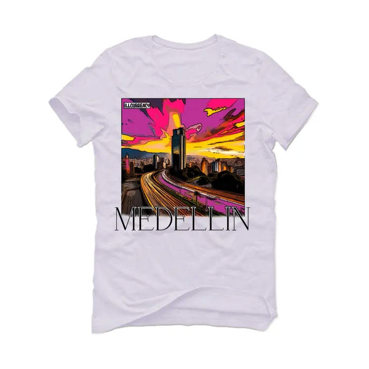 J Balvin x Air Jordan 3 Medellin Sunset - White T-Shirt (Medellin Sunset)