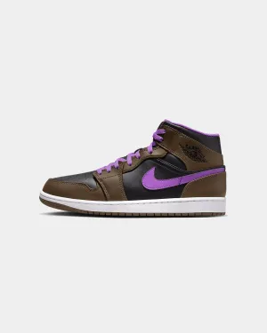 Jordan Air Jordan 1 Mid Palomino/White/Wild Berry