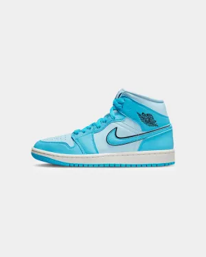 Jordan Women's Air Jordan 1 Mid SE Ice Blue/Dk Powder