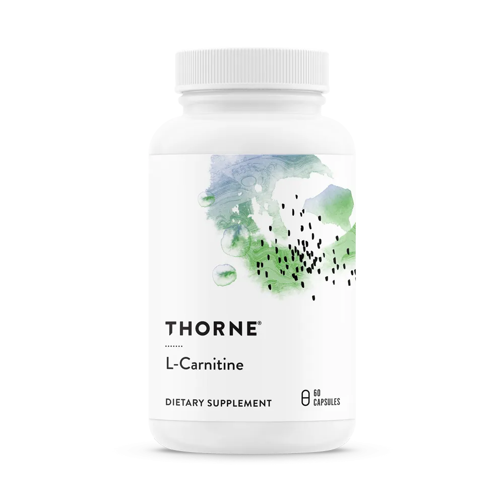 L Carnitine - Thorne -Amino Acid that Promotes Athletic Performance, Cardiac Function and Normal Blood Lipid Levels