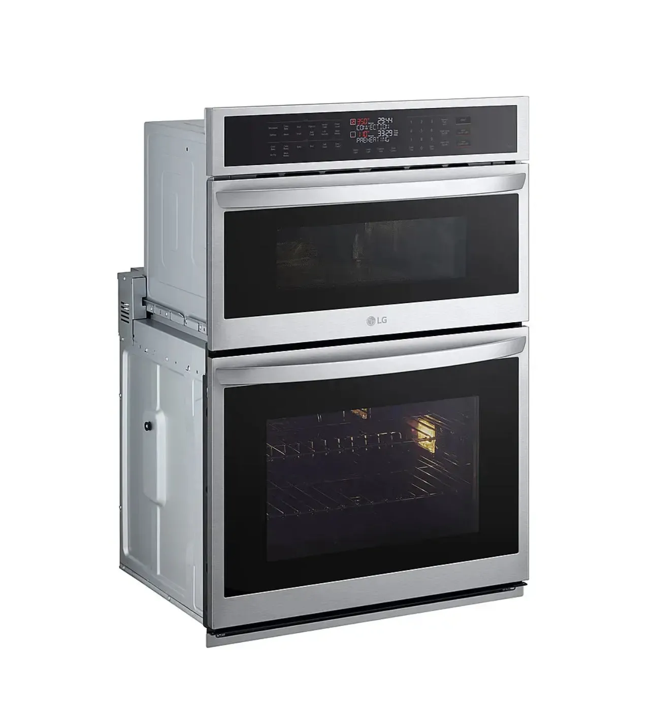 LG - 30" Smart Built-In Electric Convection Combination Wall Oven with Microwave and Air Fry - Black Stainless Steel
Model:WCEP6423S / WCEP6427F