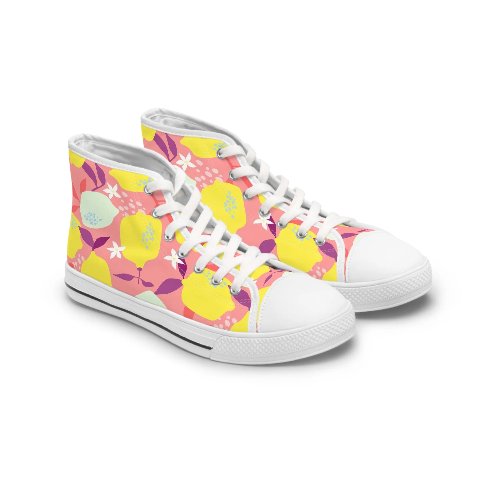 Lime Women's High Top Sneakers