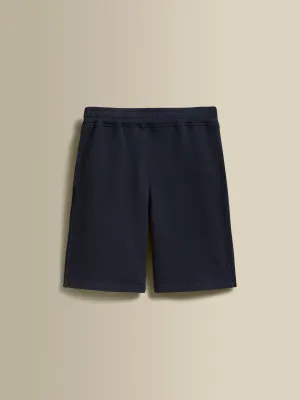 Loopback Cotton Drawstring Shorts