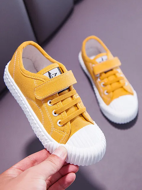 Lovely Low Top Velcro Sneakers by Liv and Mia