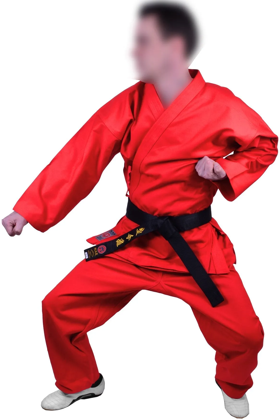 MAR-018 | Red Karate Tournament Heavyweight Uniform (14oz Canvas Fabric)