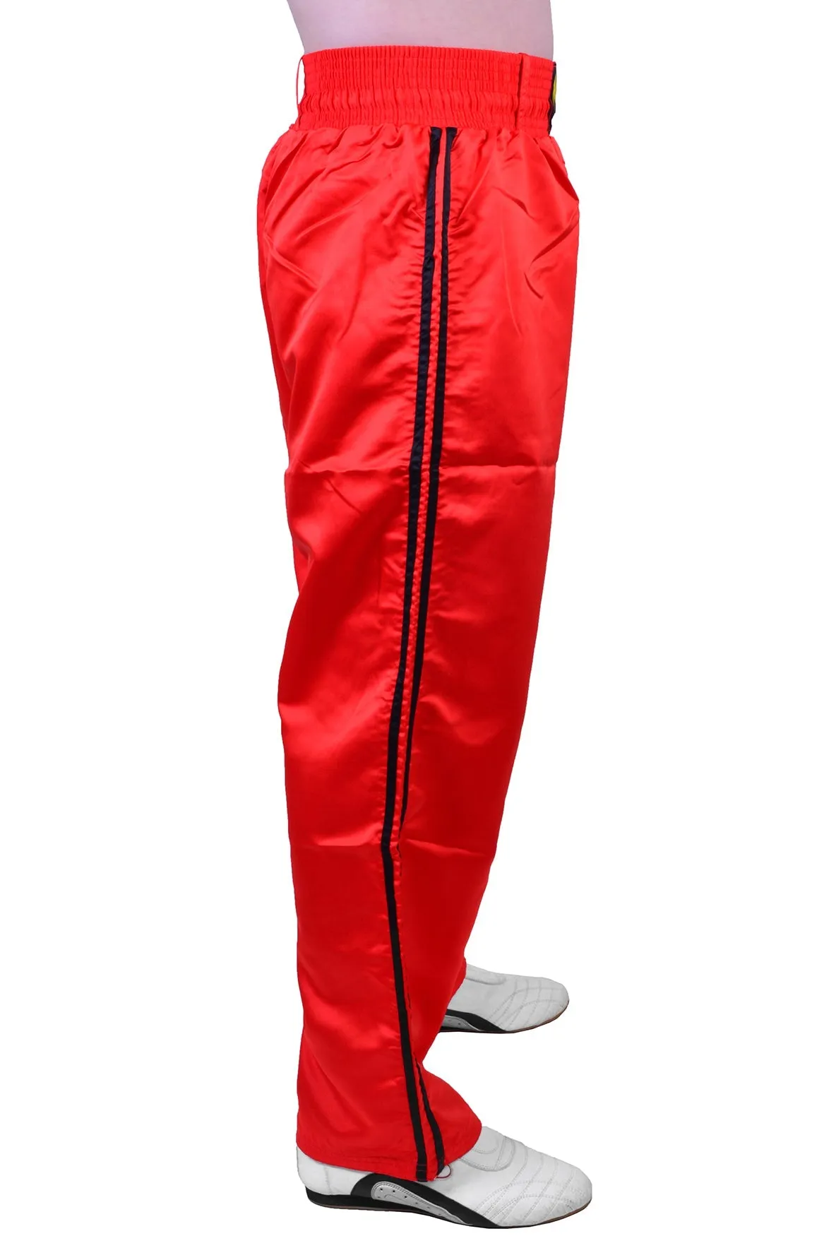 MAR-089D | Full Contact Red Black Kickboxing & Freestyle Trousers