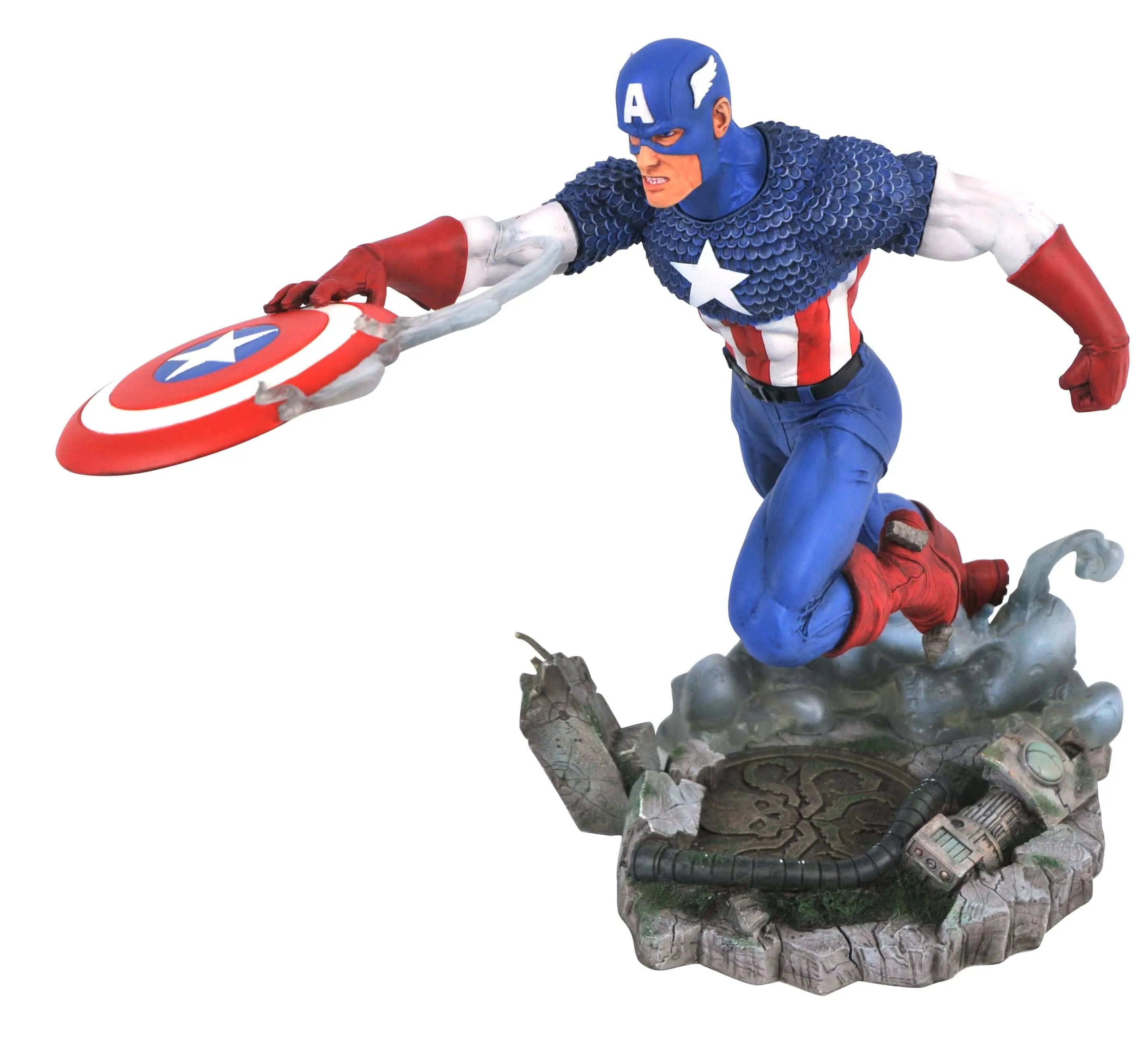 Marvel Gallery Comic Captain America Figure Diorama