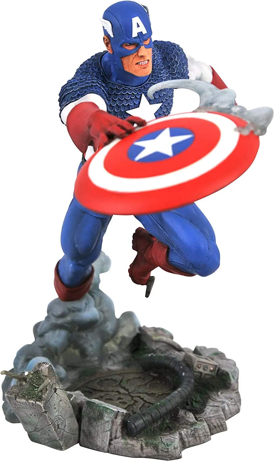 Marvel Gallery Comic Captain America Figure Diorama