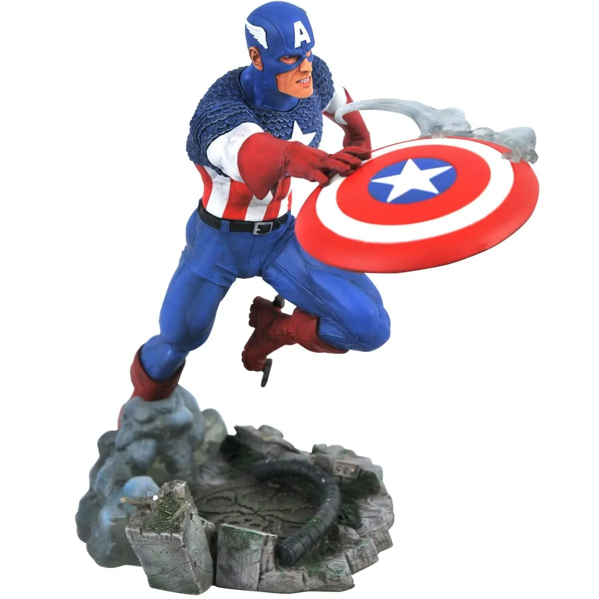 Marvel Gallery Comic Captain America Figure Diorama