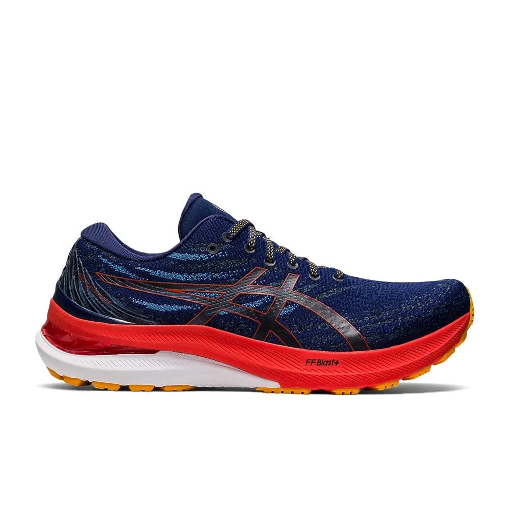 Men's Asics Gel-Kayano 29, Deep Ocean/Cherry Tomato, 12.5 2E Wide